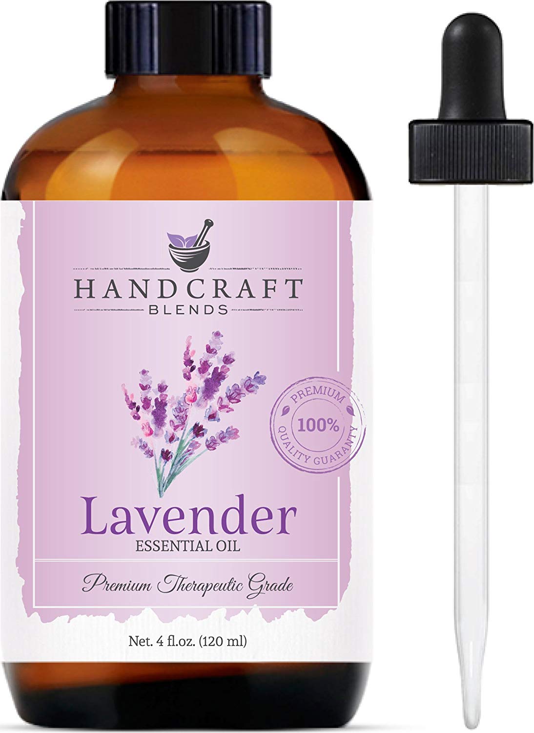 Handcraft Blends Essential Oil (4 fl oz)   100% Pure & Natural  Scent, Lavender