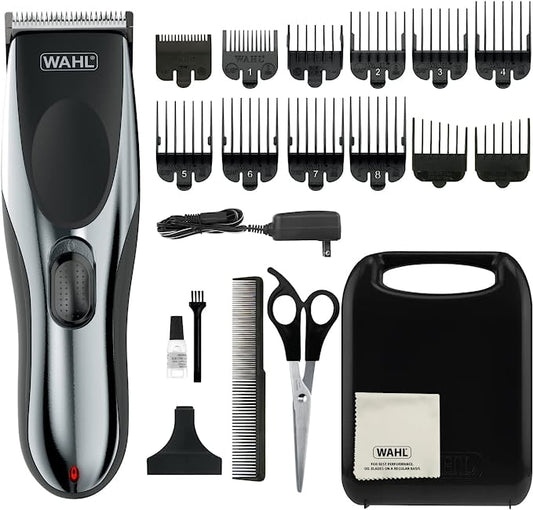 Wahl  Rechargeable Hair Clipper With Guards Model 79434 Hair Cutting Kit Premium Finishing Tools
