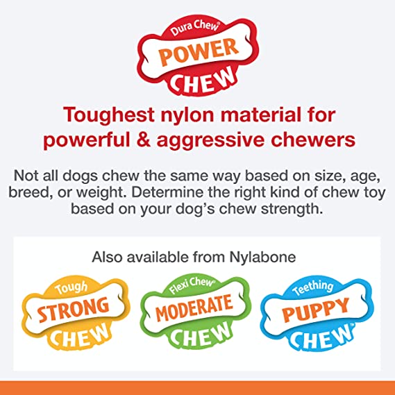 Nylabone Flavored Durable Chew Toy Original for Small Dogs, 25lbs / 11kg NR102P