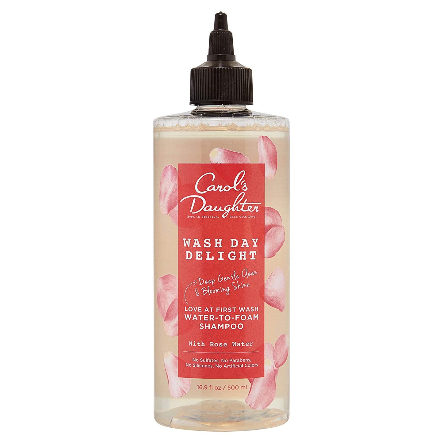 Carol's Daughter Wash Day Delight Water-to-Foam Shampoo with Rose Water, 16.9 fl.oz / 500ml