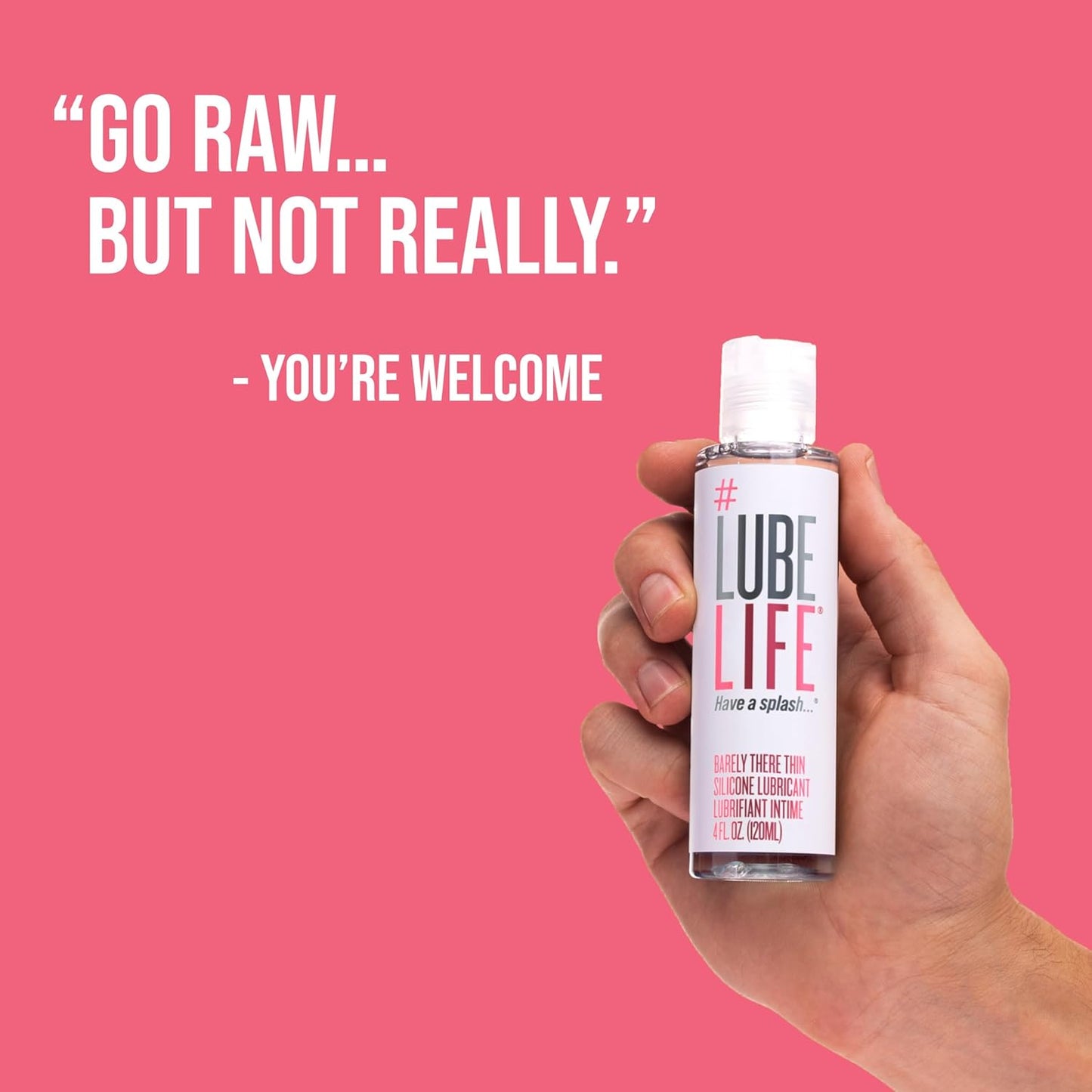 Lube Life Barely There Thin Silicone Lubricant 4 fl oz / 120ml