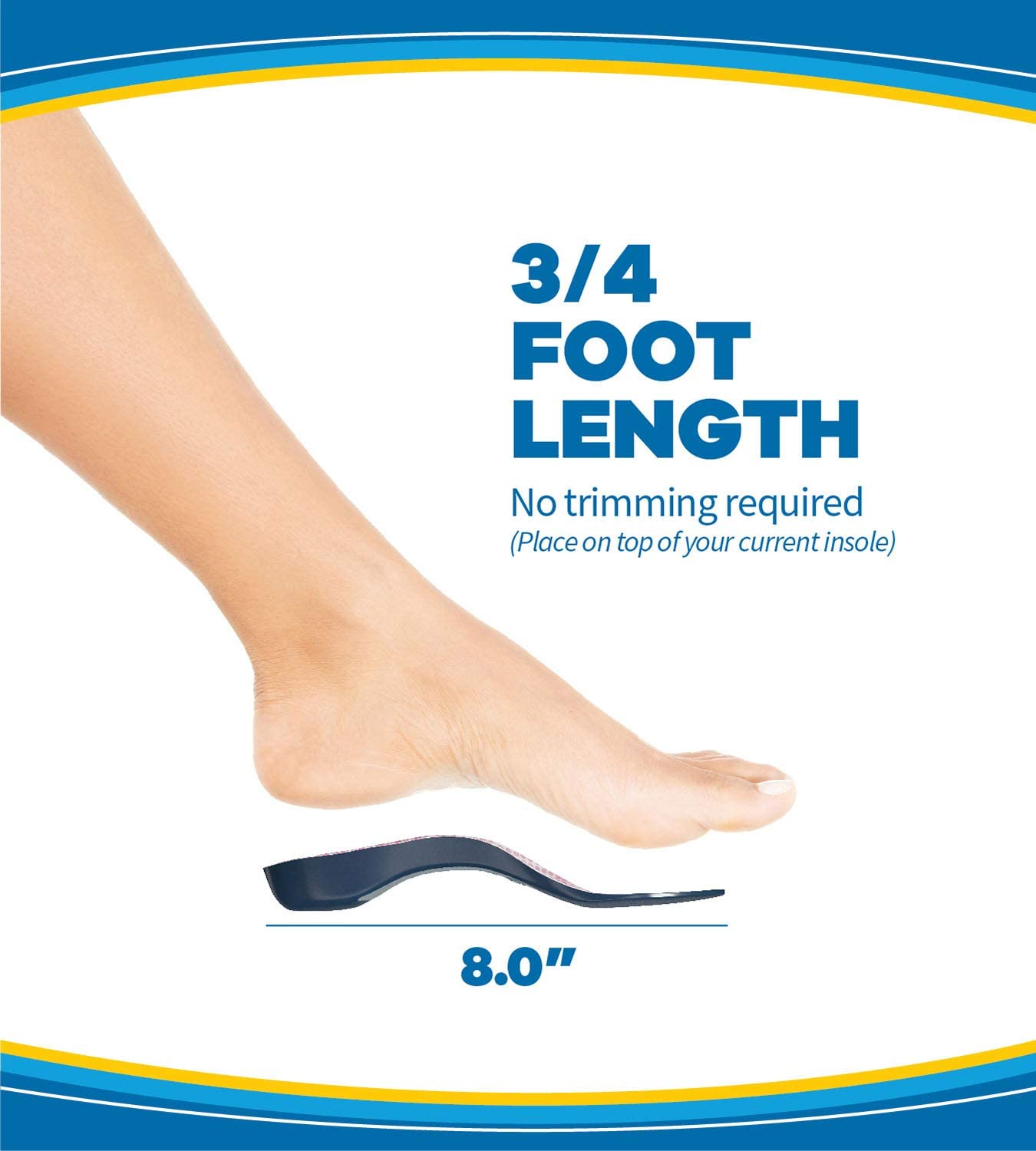 Dr. Scholl's Tri Comfort Insoles Long Lasting Comfort Women 6-10 - 1 Pair