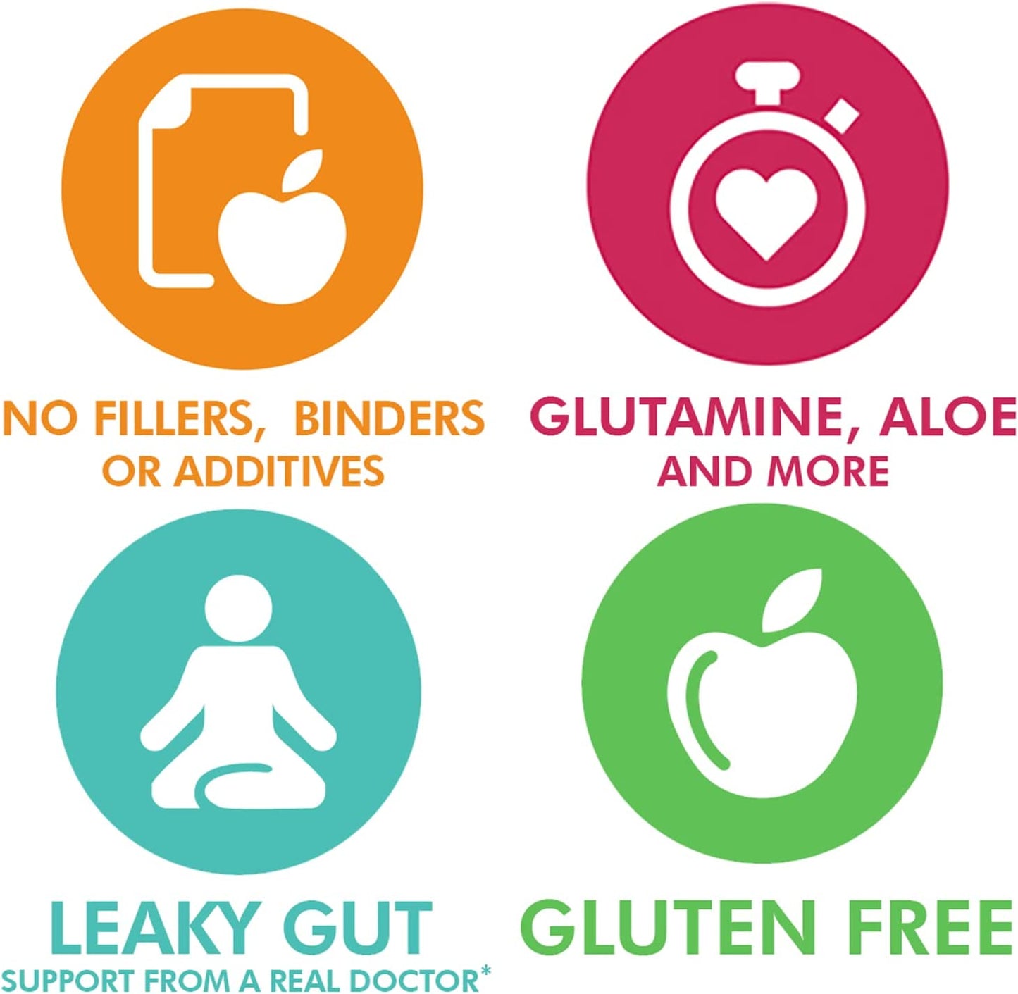 Dr. Danielle Gut Assist Leaky Gut Support with Aloe Dietary Supplement 40 Scoops 7.9 Oz