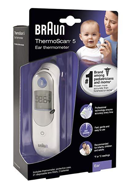 Braun ThermoScan 5 Digital Ear Thermometer (IRT 6500)