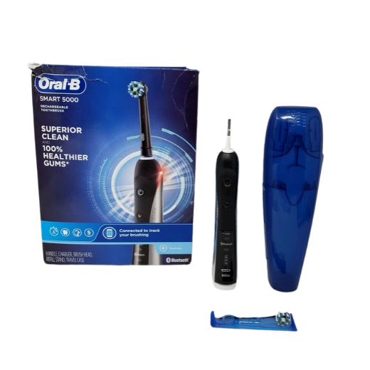 Oral-B Pro 5000 SmartSeries Electric Toothbrush With Bluetooth Connectivity, Black Edition