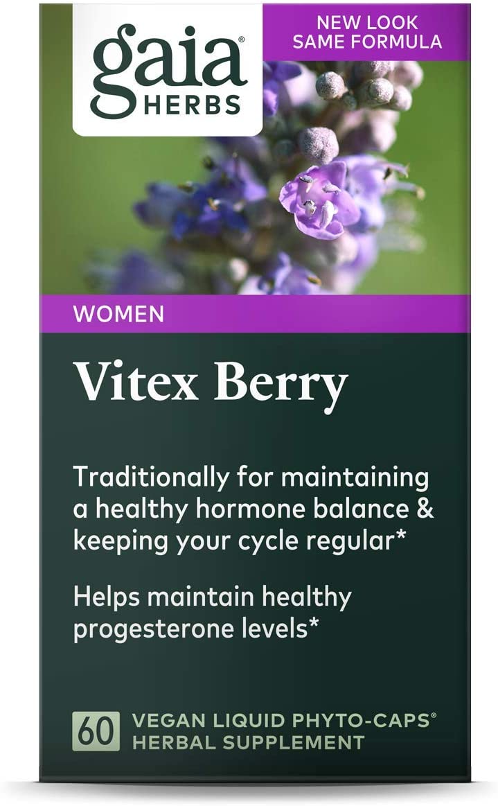 Gaia Herbs Vitex Berry Single Herb Extract For Women, 60 Herbal Supplement