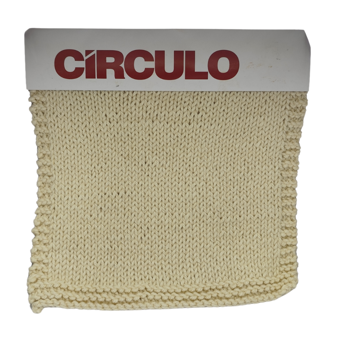 Circulo Barroco Natural Code Knitting Pattern Sample