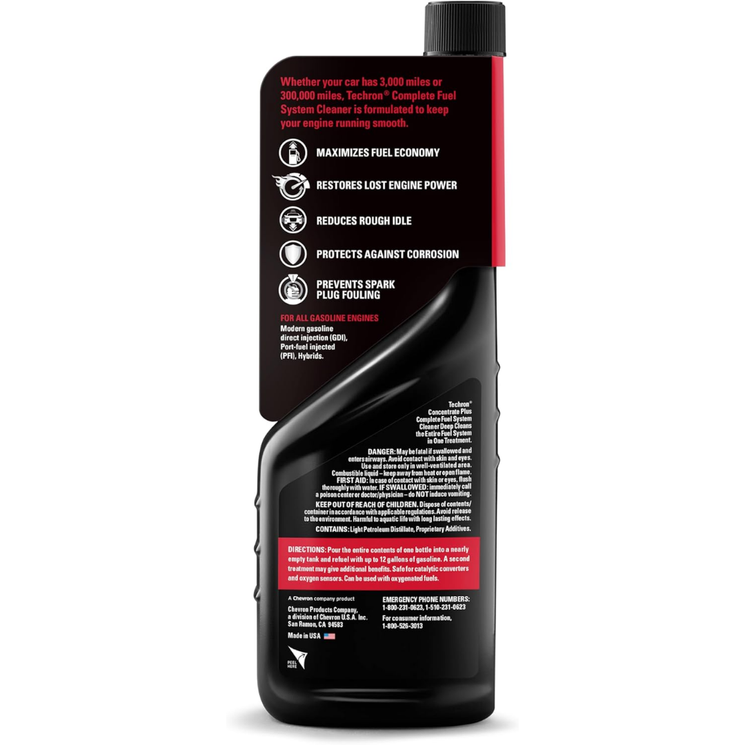 Chevron Techron Concentrate Plus Complete Fuel System Cleaner 355ml / 12oz