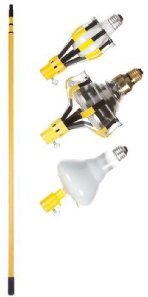BAYCO LBC-600SDL Bulb Changer Steel Pole, 1, Yellow