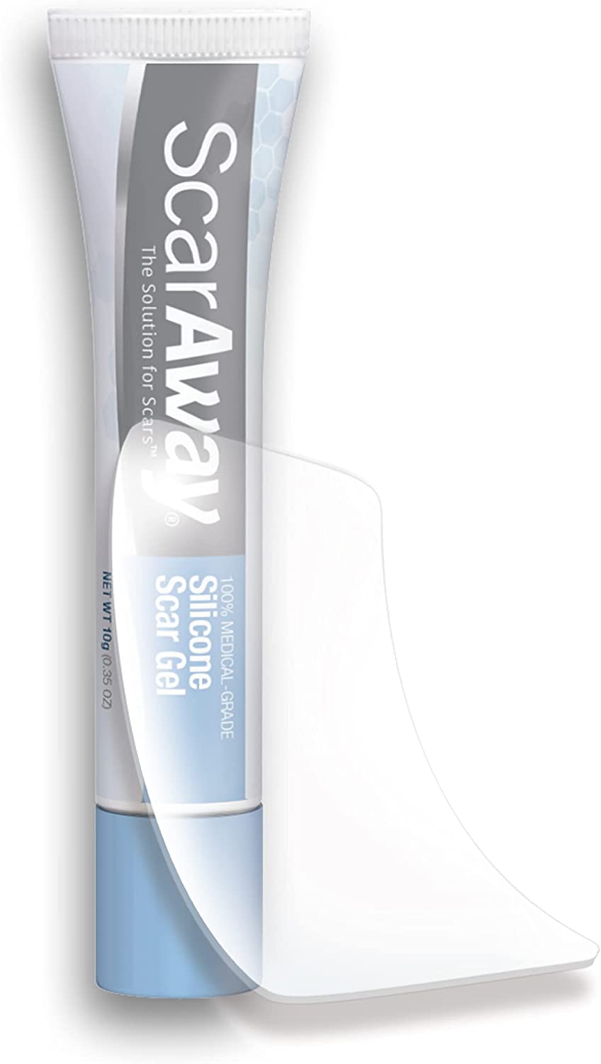 ScarAway The Solution for Scars Day & Night Scar Treatment Kit 2 Sheets & 1 Tube Gel