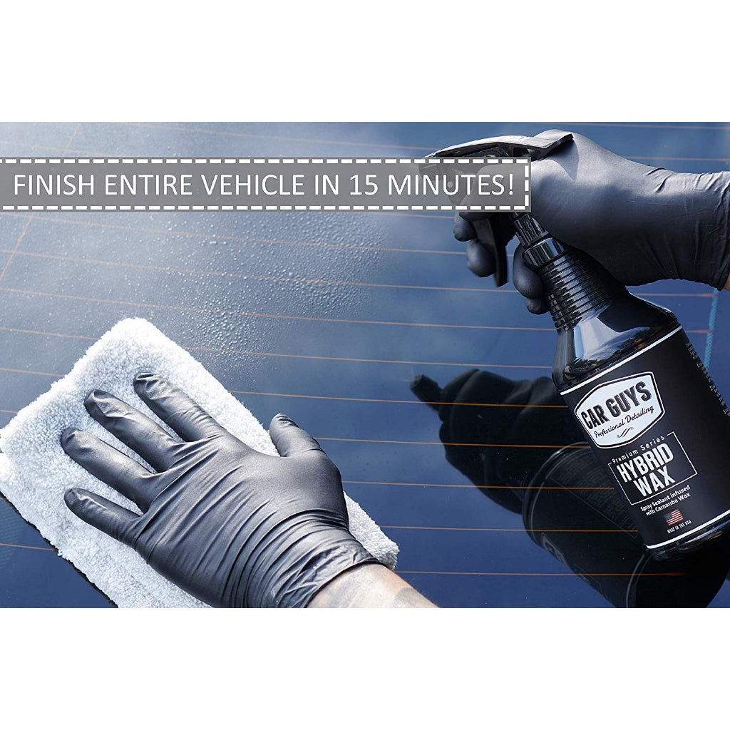 CarGuys Hybrid Wax Sealant with Liquid Carnauba for Shine on All Types of Surfaces, 18 oz Kit