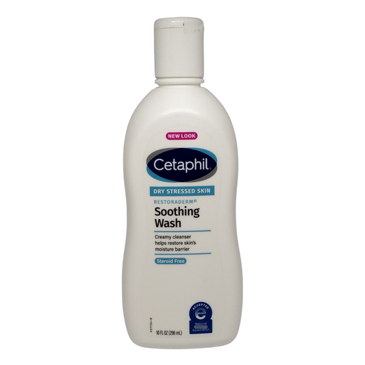 Cetaphil Dry Stressed Skin Restoraderm Soothing Wash, 10 oz / 296 ml