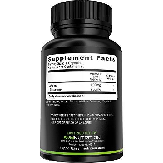 SYM Nutrition L-Theanine Focus Now 90 Capsules