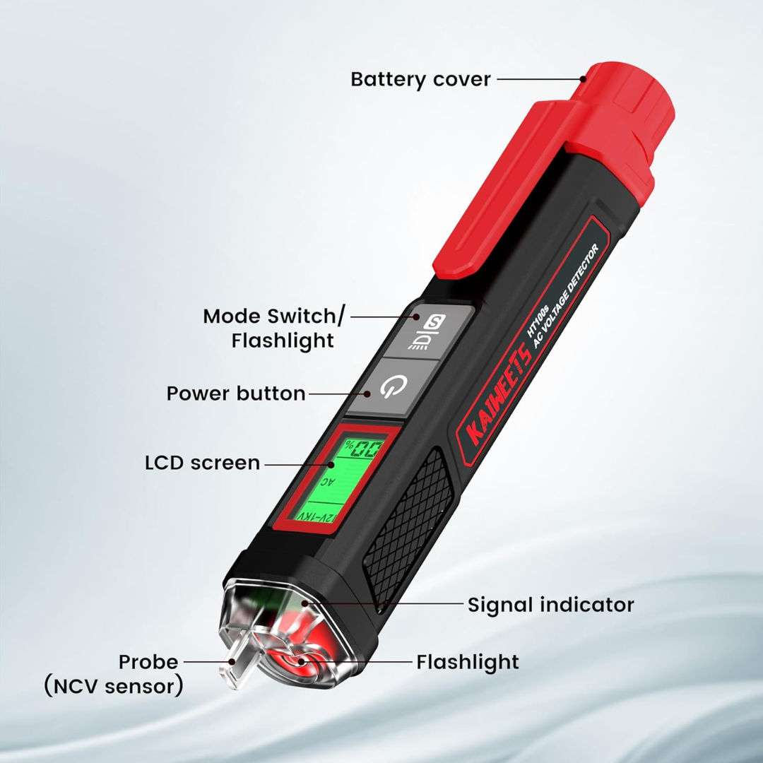 Kaiweets HT100s AC Voltage Detector Tester