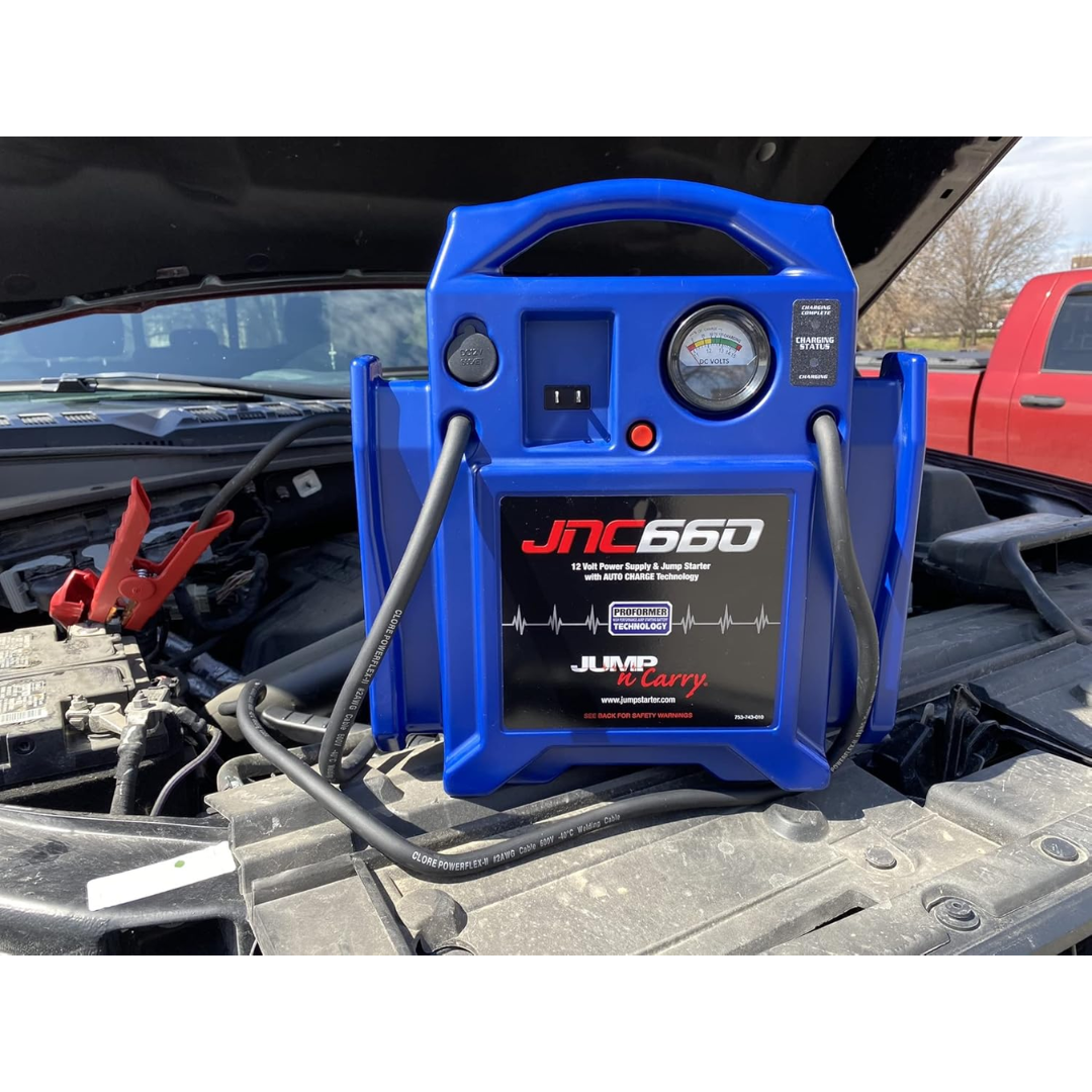 Clore Automotive JNC660 Jump n Carry 12 Volt Power Supply & Jump Starter, Blue