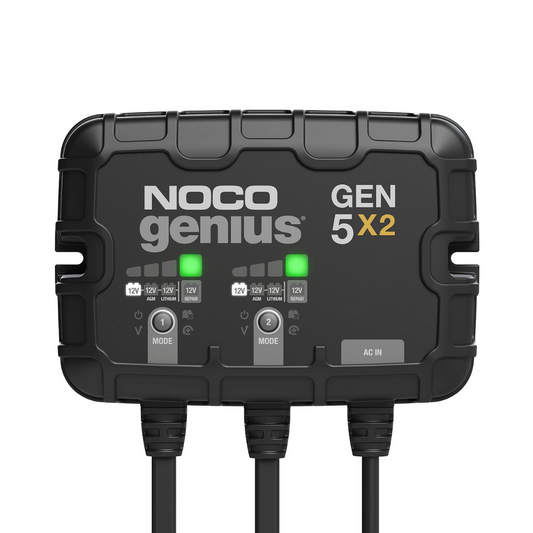 Noco Genius GEN5X2 12V 10A 2-Bank On Board Batter Charger