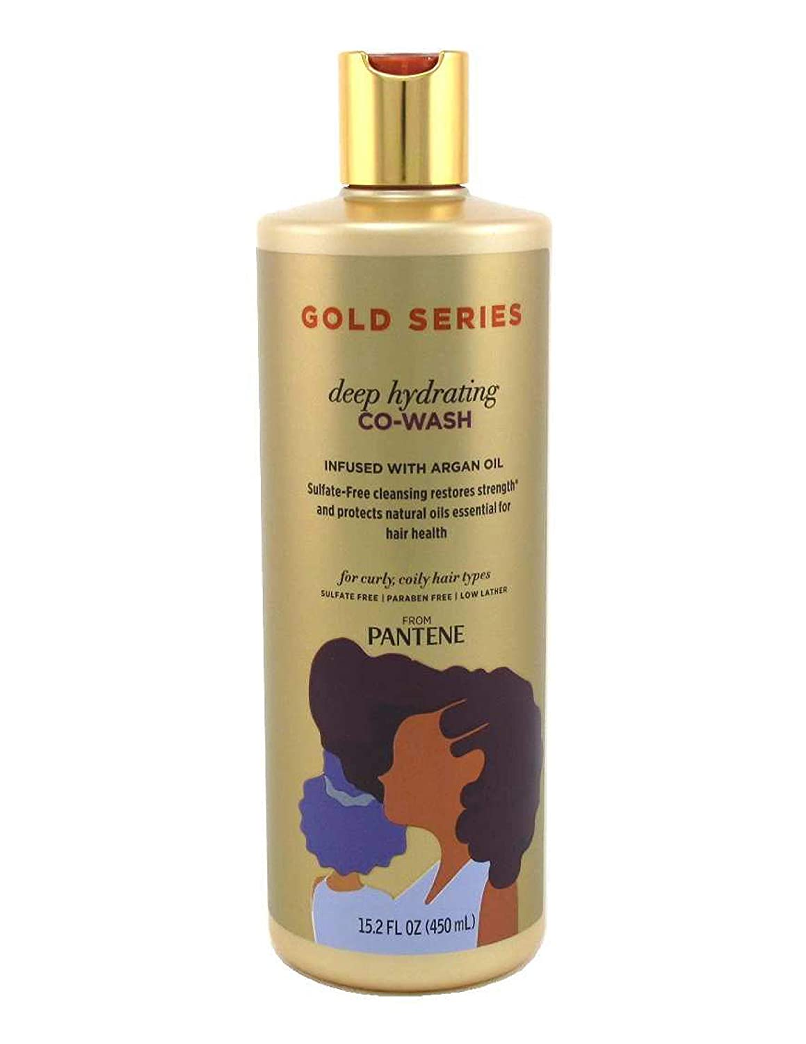 Pantene Gold Series Deep Hydrating Co-Wash Infused with Argan Oil, 15.2 fl.oz / 450ml