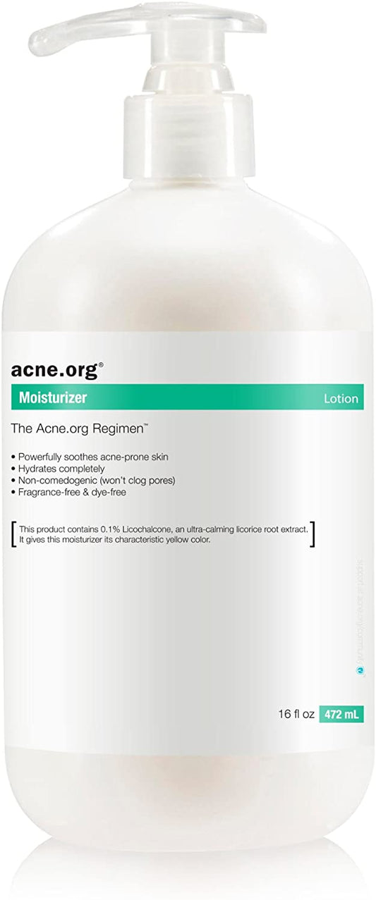 Acne.org Moisturizer with Licochalcone, Lotion 16 fl.oz