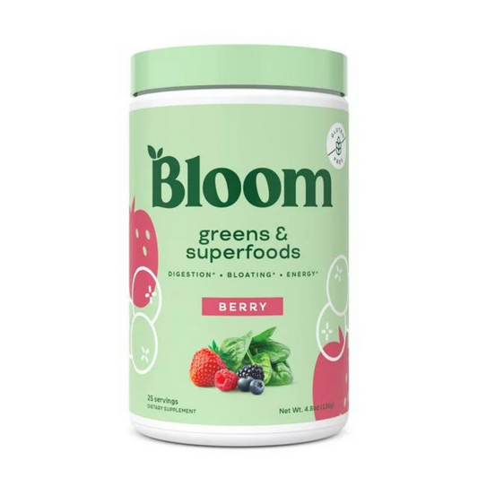 Bloom Super Greens Powder Smoothie & Juice Mix (136g) 25 Servings