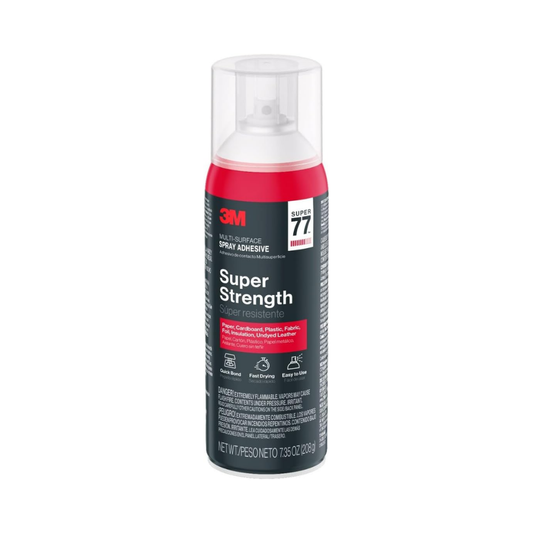 3M Super Strength 77 Multi-Surface Spray Adhesive, 7.35 oz / 208 g