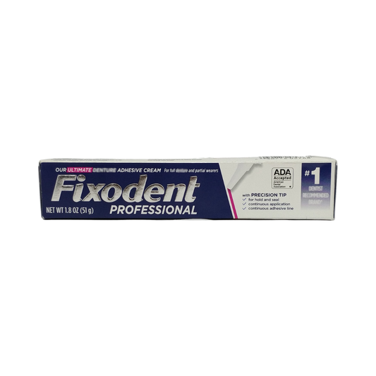 Fixodent Professional Adhesive Cream, 1.8 oz / 51 g