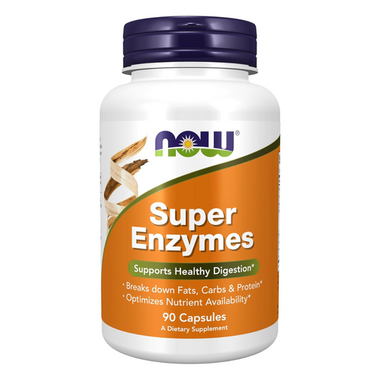 Now Super Enzymes for Healthy Digestion, 90 Capsules