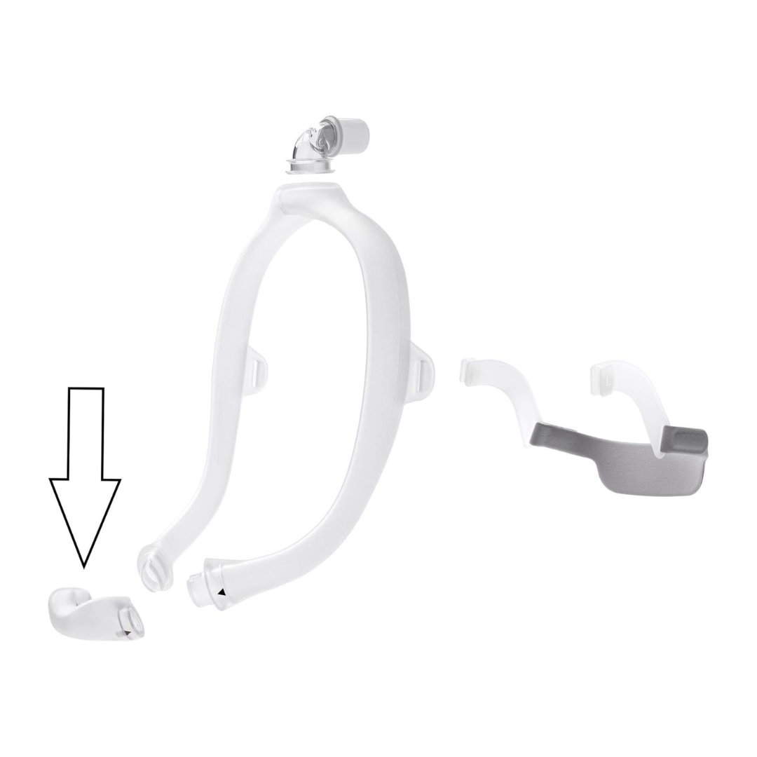 Respironics DreamWear Under the Nose Nasal Cushion, Small(Clear)