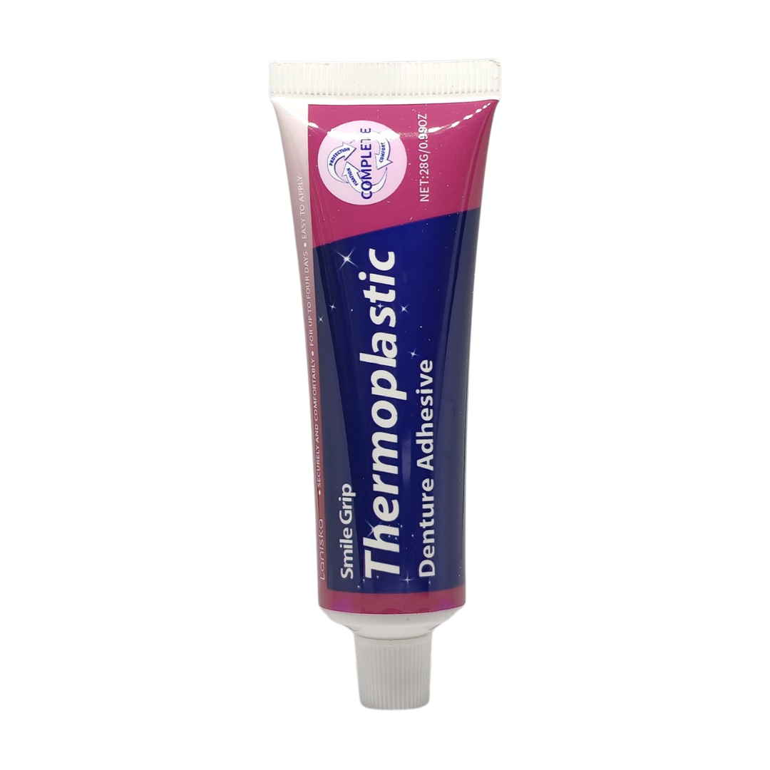 Laniska Smile Grip Thermoplastic Denture Adhesive, 28 g / 0.99 oz