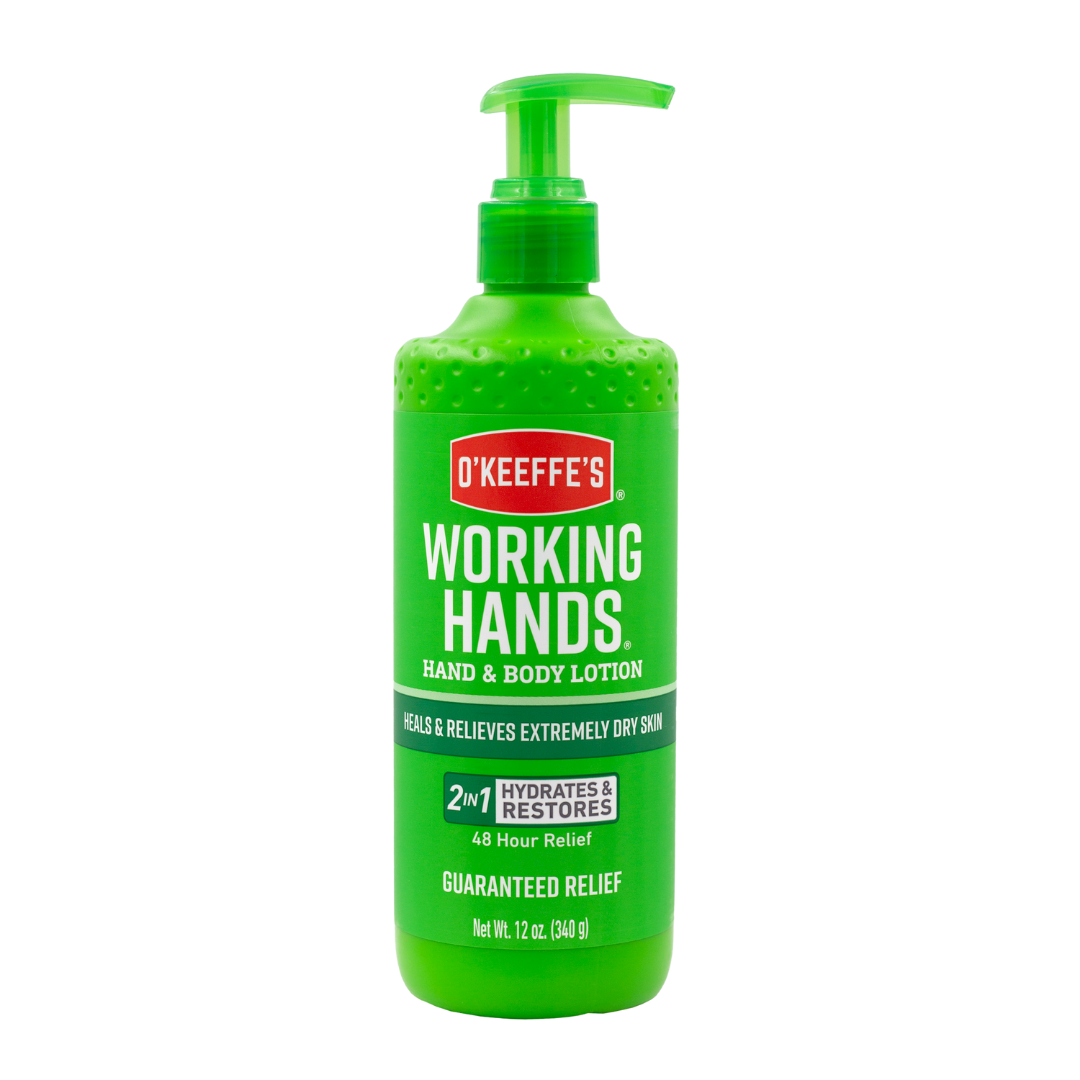 O'Keeffe's Working Hands Hand & Body Lotion, 2in1 Hydrates & Restores, 12 oz / 340 g