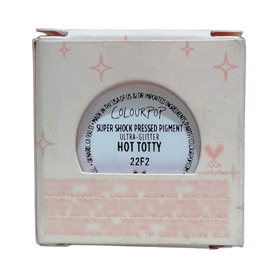 ColourPop Super Shock Shadow Pressed Pigment Ultra-Glitter Hot Totty 22F2, 2.1 g /0.074 oz