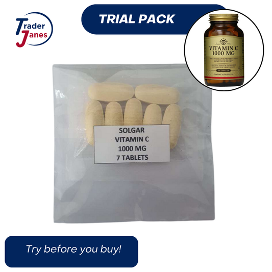 Trial Pack Solgar Vitamin C 1000mg , 7 Tablets
