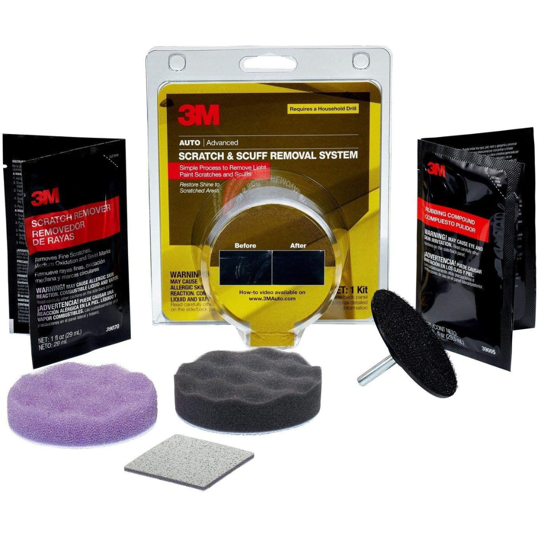 3M Auto Advanced Scratch & Scuff Removal System 39071, 1 Kit