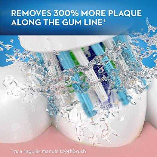 Oral-B White Pro 1000 Power Rechargeable Electric Toothbrush, Powered by Braun