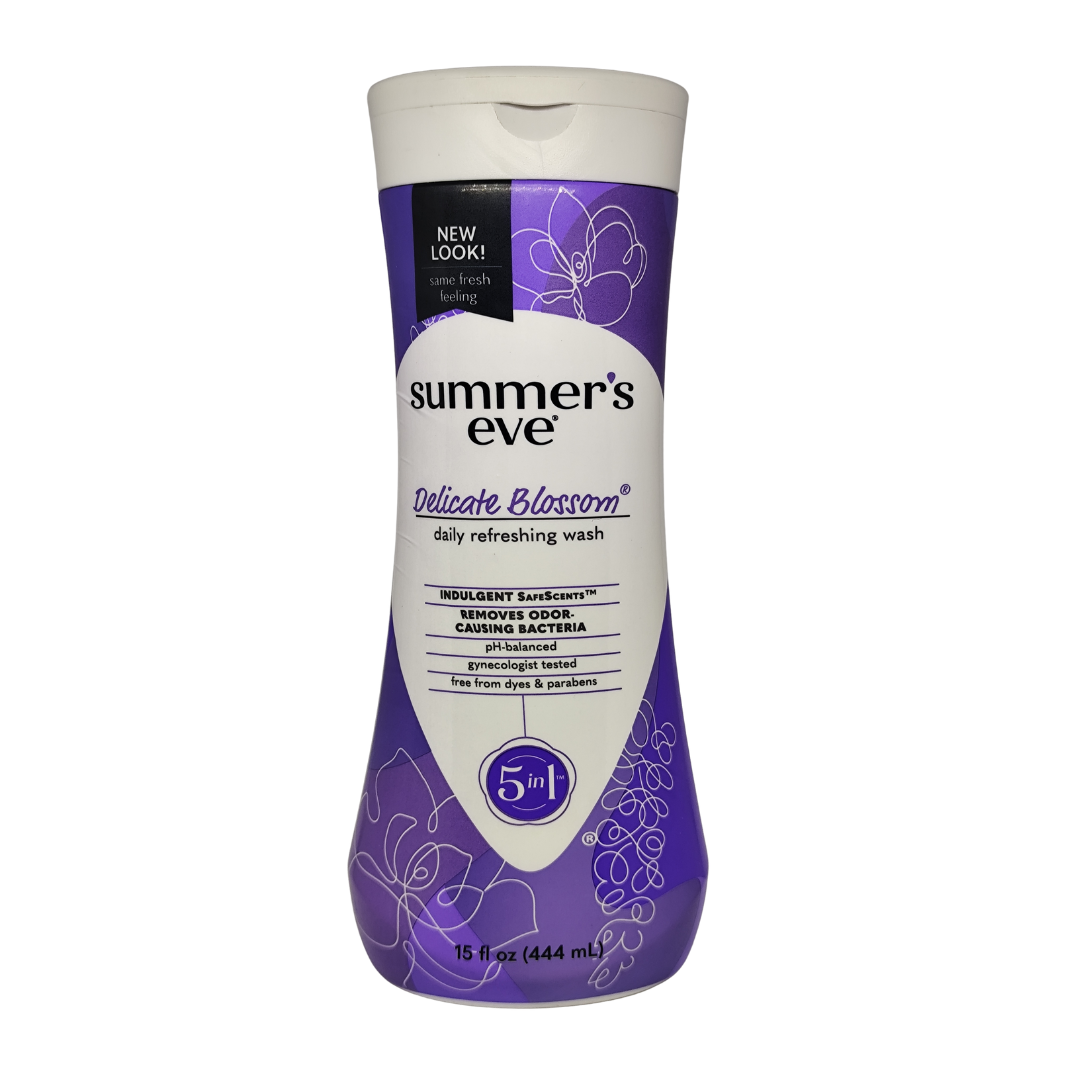 Summer's Eve Delicate Blossom Cleaning Wash For Sensitive Skin 15 Fl Oz (444mL) (1 Count)
