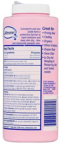 Caldesene Medicated Protecting Powder + Zinc Oxide 3-in-1 Action, 5 oz. / 142 g