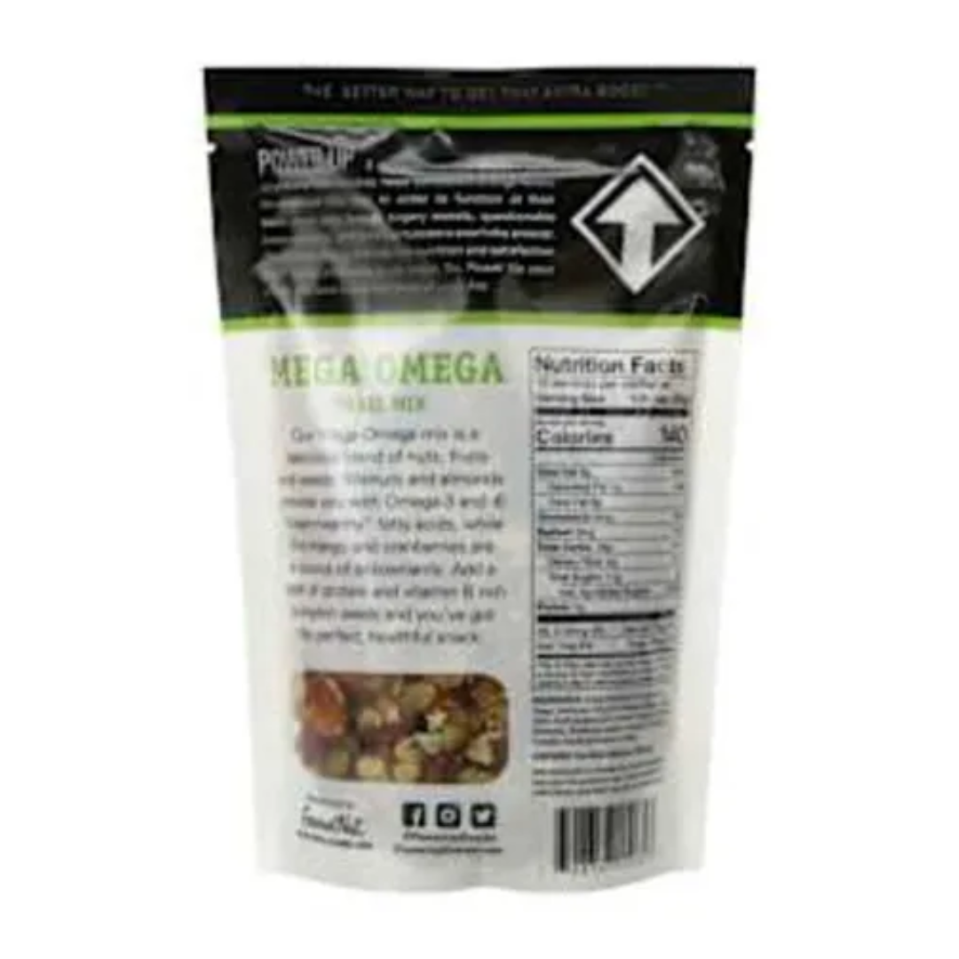 Power Up Gourmet Nut Premuim Trail Mix Mega Omega, 397 g / 14 oz