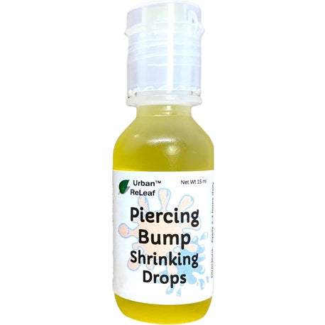 Urban ReLeaf Piercing Bump Shrinking Drops Aftercare Liquid 100% Natural with Essential Oils, 15ml