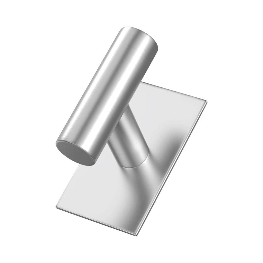 Vaehold Wall Adhesive Hooks Silver, 2 Count