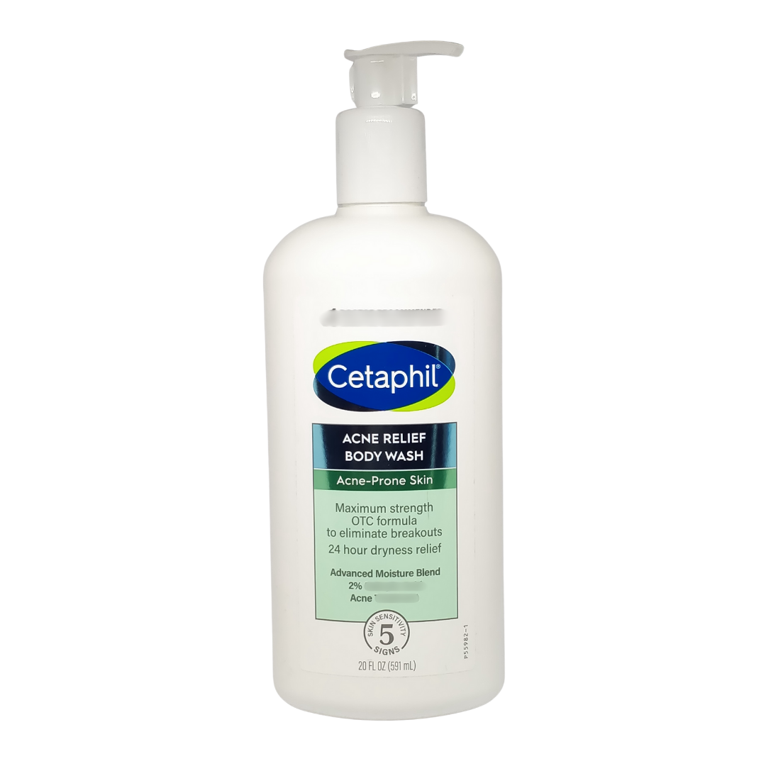 Cetaphil Acne-Prone Skin Relief Body Wash, 20 oz / 591 ml