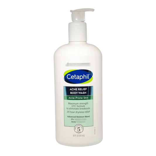 Cetaphil Acne-Prone Skin Relief Body Wash, 20 oz / 591 ml