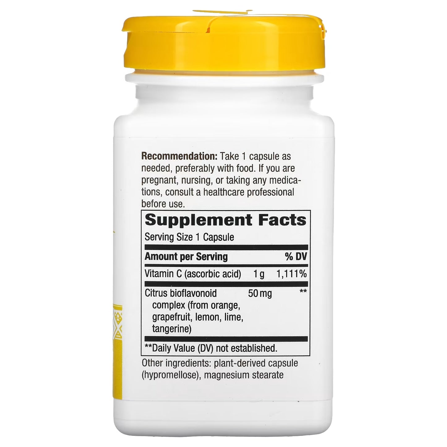Nature's Way Vitamin C 1000 with Bioflavonoids, 100 Vegan Capsules