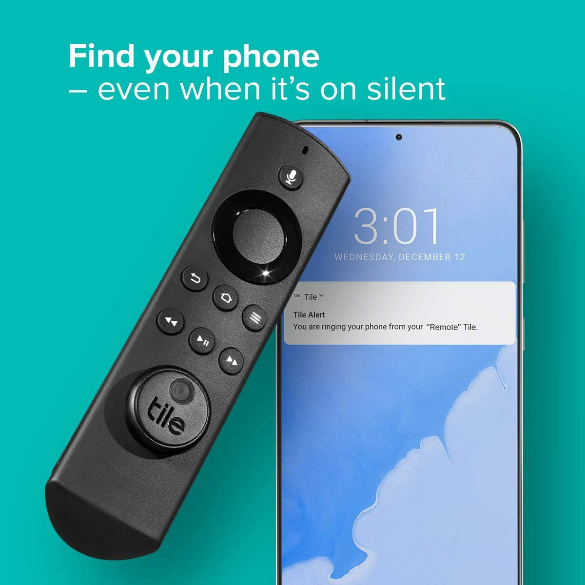 Tile Sticker 2020 Small, Adhesive Bluetooth Tracker, Item Locator and Finder, 1 Pack