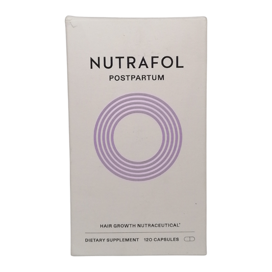 Nutrafol Postpartum Hair Growth Nutraceutical Supplement, 120 Capsules