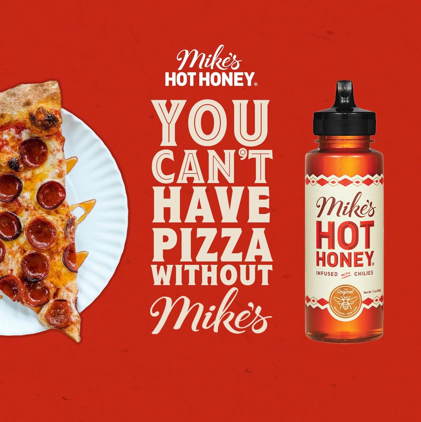 Mike's Hot Honey Infused with Chilies, 283 g / 10 oz.