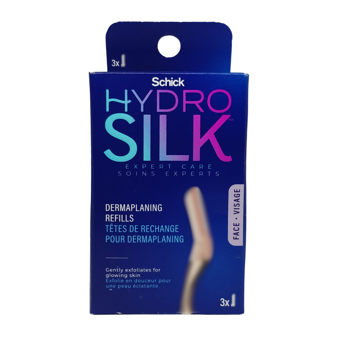 Schick Hydro Silk Dermaplaning Refills, 3 Count