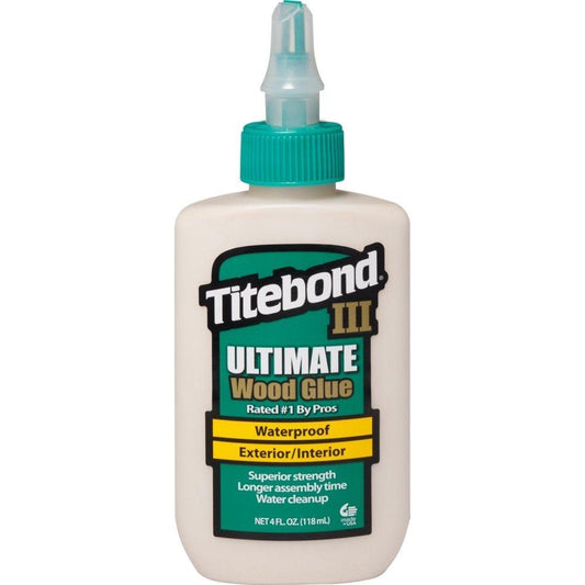 Franklin Titebond III Ultimate Wood Glue 4 Oz Brown, 1412