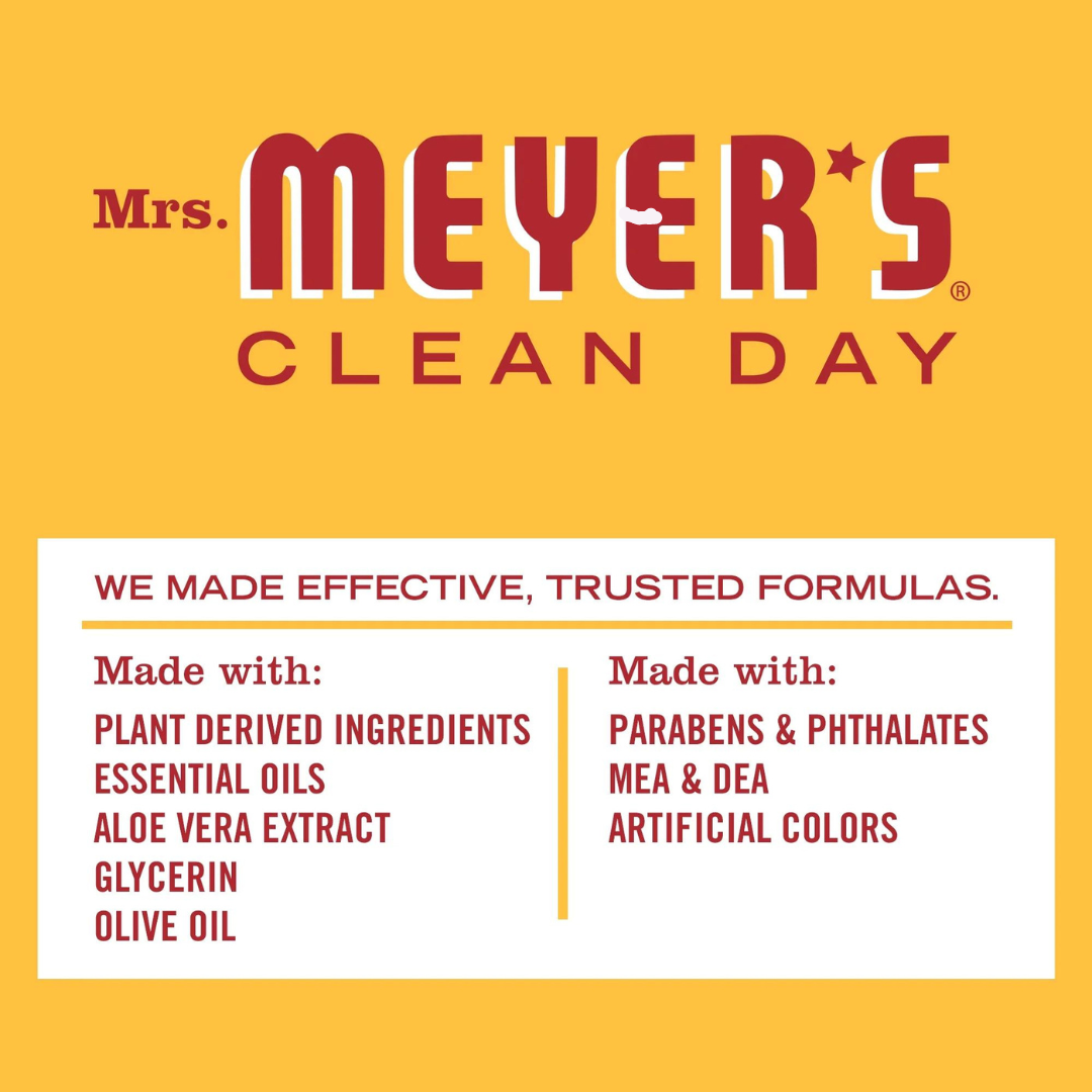 Mrs. Meyer's Clean Day Hand Soap Made With Olive Oil & Aloe Vera 12.5 fl oz / 378ml