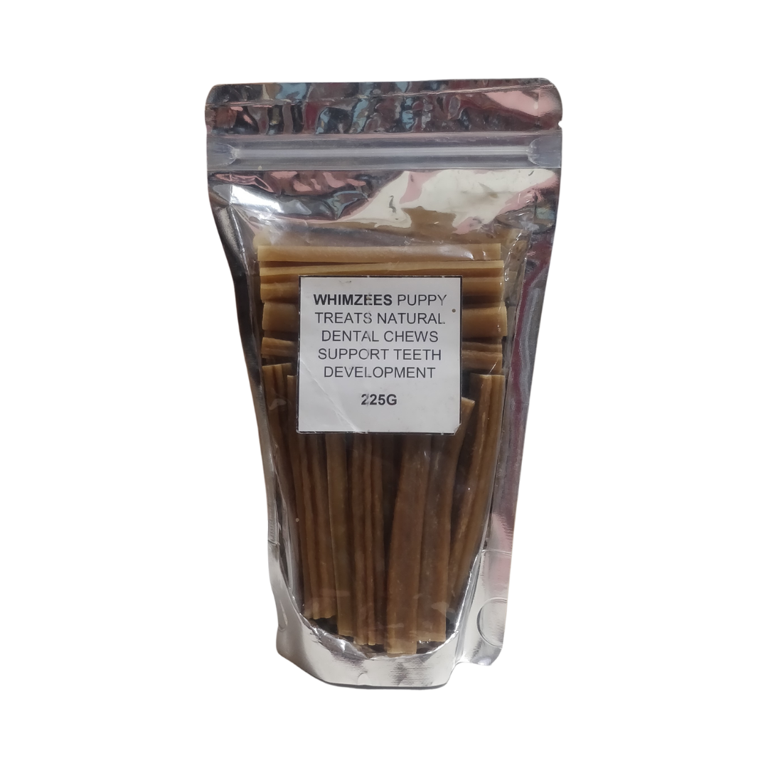 Whimzees Puppy Treats Natural Dental Chews, 225 g (PACKAGING MAY VARY)