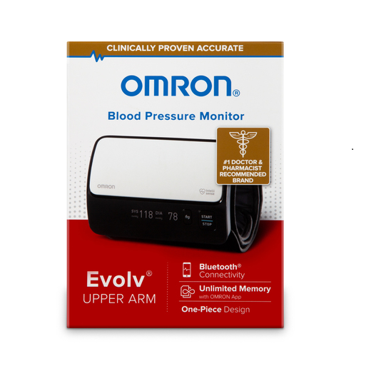 Omron Evolv BP7000 Bluetooth Wireless Upper Arm Blood Pressure Monitor, Portable