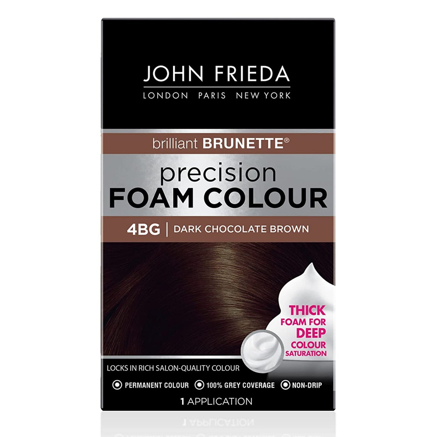 John Frieda London Paris New York Precision Foam Color 1 Application